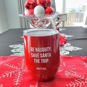 NWT! Be Naughty Tumbler - 12 oz